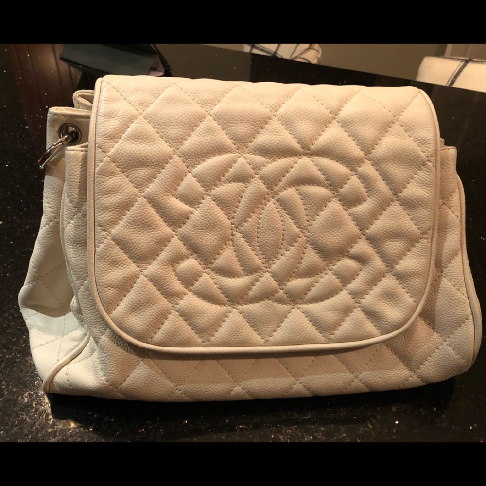 Authentic Chanel Caviar Timeless Flap Bag